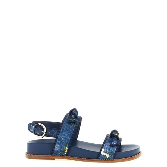 Alexandre Birman Women A. Birman X Agua 'Grosgrain Raffia Sport' Sandals